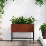  Povišeni Vrtni Planter Rđa 60 x 26 x 45 cm | shoptok.hr