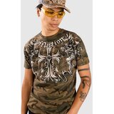 Affliction Jump T-shirt green camo w / lava wash | Shoptok.si