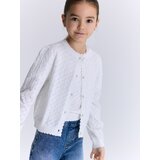 Reserved Vesta od mješavine vune - krem | shoptok.hr