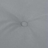  Jastuk za vrtnu klupu sivi 120 x 50 x 3 cm od tkanine Oxford | shoptok.hr