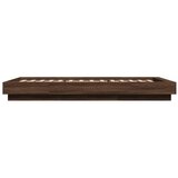  Okvir za krevet s LED svjetlima boja hrasta 100 x 200 cm drveni | shoptok.hr