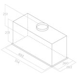 Elica ugradni aspirator fold bl MAT/A/52 | ePonuda.com