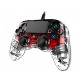 Nacon Compact Light Edition igralna konzola gamepad PlayStation 4 rdeča, transparentna NA360837 | Shoptok.si