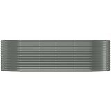 Povišena vrtna gredica od čelika 249x100x68 cm sivi | shoptok.hr