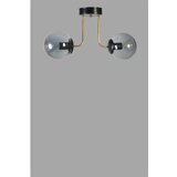 Opviq pablo 2 li siyah Füme Camlı avize blackfume chandelier | ePonuda.com