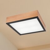  plafonsko svetlo oak square 4xE27/15W/230V 39x39 cm hrast/crna | Eponuda.com