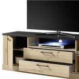 Mömax tv-element morel, barva hrasta, črna | Shoptok.si