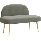  Oblikovana klupa s naslonjačem Svjetlosiva 110 x 60 x 76 cm | shoptok.hr