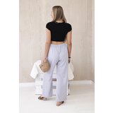 Kesi Włoski Wide-leg trousers grey | shoptok.hr