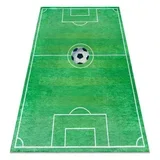 BAMBINO 9731 pralna preproga Nogometno igrišče, nogomet za otroke proti zdrsu - zelena 140x190 cm, (22112097)