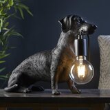  Endon 101188 - Stona lampa DACHSHUND 1xE27/10W/230V crna | Eponuda.com