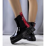 Gemre Black patent ankle boots Casta | Shoptok.si