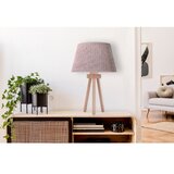  Duolla - Stolna lampa BOUCLE 1xE27/15W/230V prečnik 28 cm braon/drvo | Eponuda.com