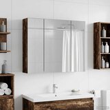  Kupaonski ormar s ogledalom Staro drvo 60 x 14,5 x 50 cm | shoptok.hr
