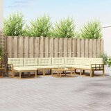  Set vanjskih sofa 9 kom. Bijela i krem | shoptok.hr