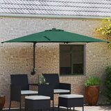  Vrtni suncobran Zelena 248,5 x 247,5 x 160 cm Poliester i čelik | Eponuda.com