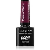 Claresa SoakOff UV/LED Color Make a Wish gel lak za nohte odtenek 4 5 g Cene