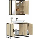Maison Chic Kopalniška garnitura - Kopalniški sestavi 2-delna sonoma hrast inženirski les, (21787415) | Shoptok.si