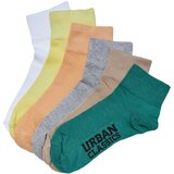 Urban Classics Accessoires High Sneaker Socks 6-Pack sunsetcolor Cene