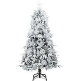 vidaXL Umjetno božićno drvce s nogom s stalakom Zelena 150 cm PE i PVC | shoptok.hr