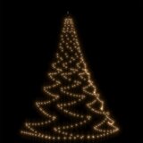  Zidno drvce s metalnom kukom 260 LED tople bijele 3 m | shoptok.hr