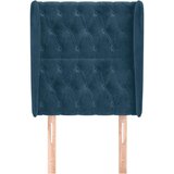  Uzglavlje s ušima tamnoplavo 83 x 23 x 118/128 cm baršunasto | shoptok.hr