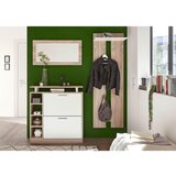 CARRYHOME PREDSOBA bela, hrast sonoma | Shoptok.si