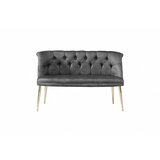 Atelier Del Sofa sofa dvosed roma gold metal grey cene