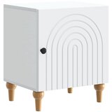  Nočna omarica Bela 43 x 34,5 x 50 cm Inženirski les, (5000298701) | Shoptok.si