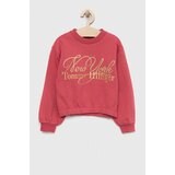 Tommy Hilfiger Otroška mikica roza barva | Shoptok.si