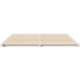  Krevetna konstrukcija Bijelo 200 x 220 cm Čvrsto borovo drvo | shoptok.hr