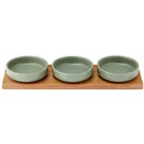 Ladelle zelene zdjele za posluživanje u kompletu od 3 kamene posude host - ladelle