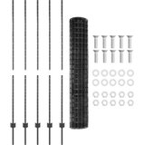  Ograda Set Set od 2 Siva Čelik s praškastim premazom 10 x 1.5 m | shoptok.hr