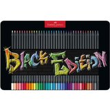 Faber-Castell Faber-Castell: Black Edition set olovaka u boji od 36kom u metalnoj kutiji | shoptok.hr