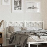  Metalno zamjensko uzglavlje bijelo 150 cm | shoptok.hr
