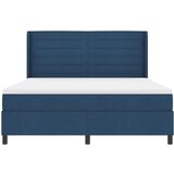  LED Box Spring Krevet s madracem Plava 180 x 200 cm tkanina | Eponuda.com