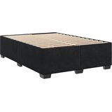  Krevet s oprugama i madracem crni 160x200 cm baršunasti | shoptok.hr