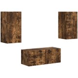  Set TV komoda Zidne 2 pcs Dimljeni hrast Konstruirano drvo | shoptok.hr