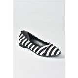 Fox Shoes Black and White Women's Flats | shoptok.hr