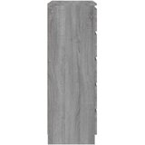 vidaXL Ladičar siva boja hrasta 60 x 36 x 103 cm od konstruiranog drva | shoptok.hr