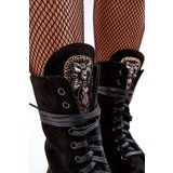 Boto PS1 Leather Ankle Boots with Jewellery Embellishment Black Marx | Shoptok.si