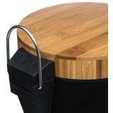 Five kanta za smeće natureo 3L na pedalu 17X255CM metal/bambus crna | Eponuda.com
