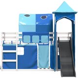  na kat s toboganom i zavjesama plavi 90 x 200 cm | shoptok.hr