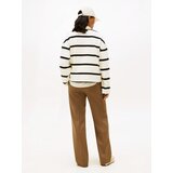 Tommy Hilfiger Sweater majica ecru/prljavo bijela / crna | shoptok.hr