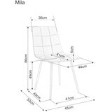 Molarem Home Stolica MILA - samt tkanina | shoptok.hr