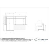 Miuform Siva sklopiva/s prostorom za odlaganje kutna garnitura Classy Sophie – | shoptok.hr