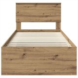  Okvir za krevet Umjetnička hrastovina 90 x 200 cm | shoptok.hr