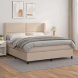  Krevet box spring s madracem cappuccino 180x200 cm umjetna koža | shoptok.hr