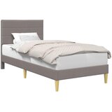  Krevetna konstrukcija Sivosmeđa 90 x 190 cm Tkanina | shoptok.hr
