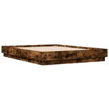  Okvir za krevet boja hrasta 135x190 cm konstruirano drvo | shoptok.hr